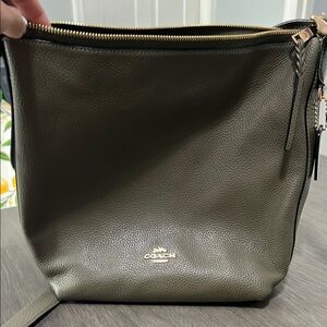 Coach Olive Green Leather Women's Bag